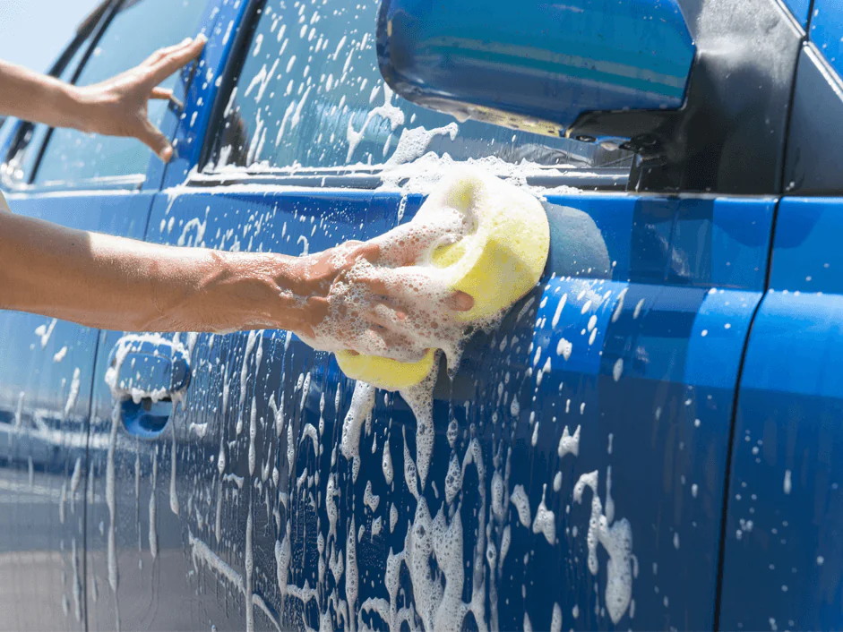 手洗い洗車　自宅